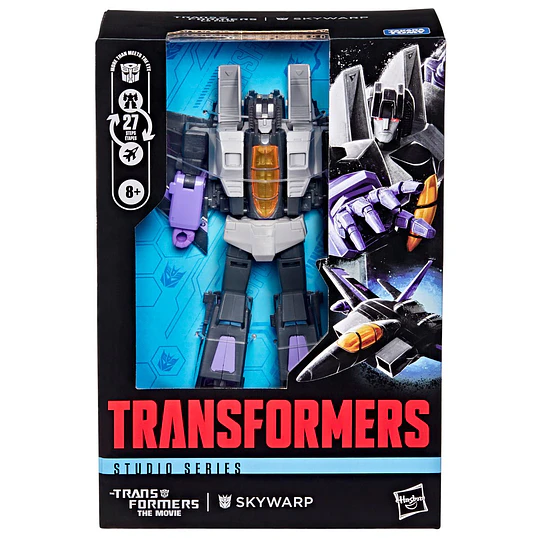 Skywarp Voyager Class Transformers: The Movie Studio Series Transformers