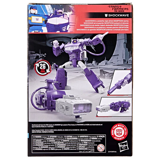 Shockwave Voyager Class Transformers: The Movie Studio Series Transformers