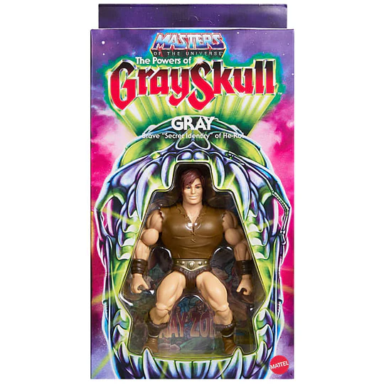 Gray [Mattel Creations Exclusive] The Powers of Grayskull Origins Masters Of The Universe MOTU