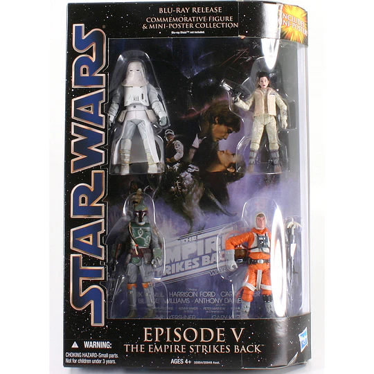 Episode V: The Empire Strikes Back Blu-ray Release Commemorative Figure & Mini-Poster Collection SOTDS 3,75
