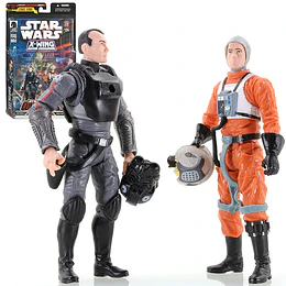 Baron Fel & Hobbie Klivian X-Wing Rogue Squadron Comic Pack 30th Anniversary Collection TAC 3,75"