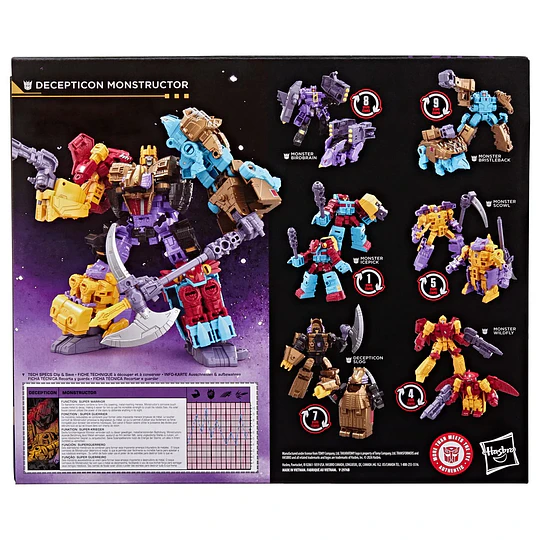 Decepticon Monstructor Age of the Primes Transformers