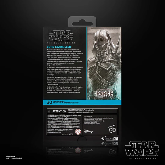 Lord Starkiller (Deluxe) The Black Series 6