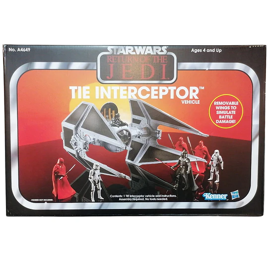 TIE Interceptor Vehicle The Vintage Collection 3,75