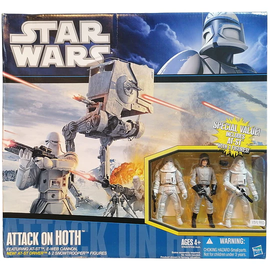 [CAJA ABIERTA] Attack On Hoth (AT-ST, E-Web Cannon y 3 figuras) SOTDS 3,75