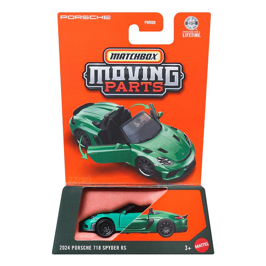 2024 Porsche 718 Spyder RS Moving Parts Matchbox