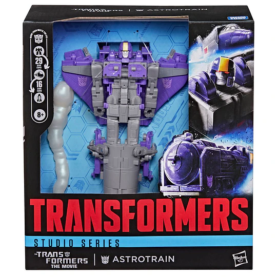 Astrotrain Leader Class Transformers: The Movie Studio Series Transformers