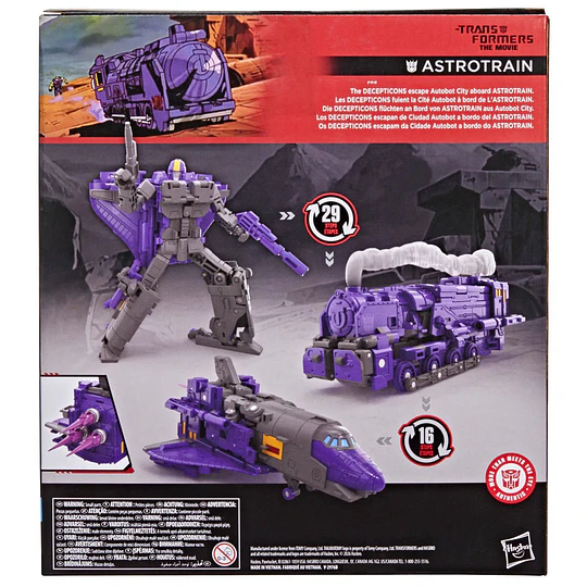 Astrotrain Leader Class Transformers: The Movie Studio Series Transformers
