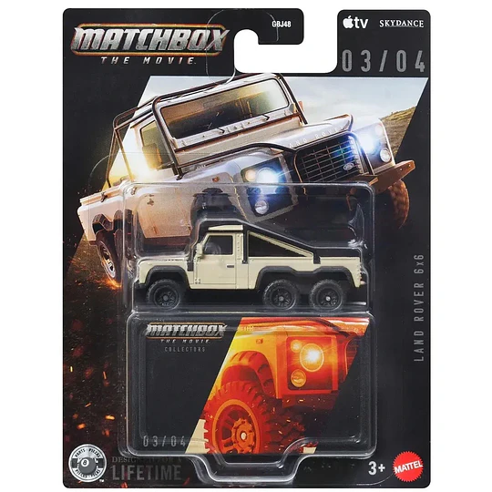Land Rover 6x6 The Movie #03 Collectors Matchbox
