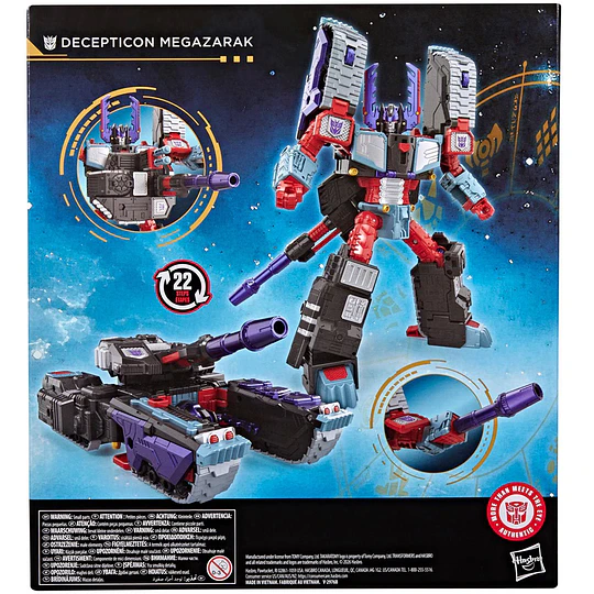 Decepticon Megazarak Leader Class Age of the Primes Transformers