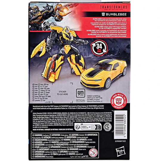 Bumblebee Deluxe Class Transformers: Age of Exctinction Studio Series Transformers