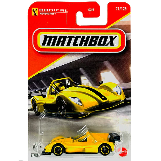 Radical SR3 XXR Vehículo Matchbox Básico Car Collection 1:64