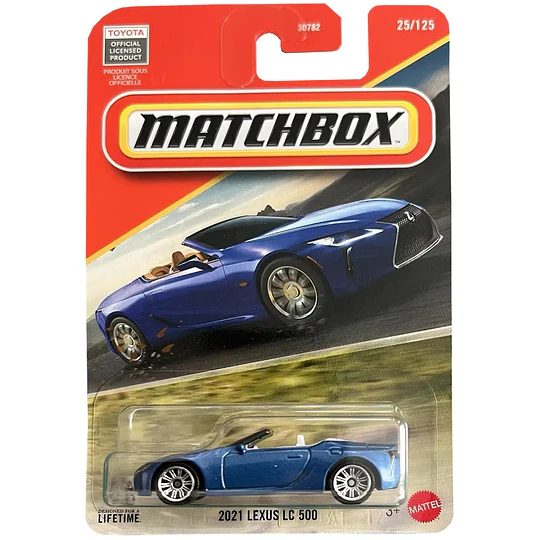 2021 Lexus LC 500 Vehículo Matchbox Básico Car Collection 1:64