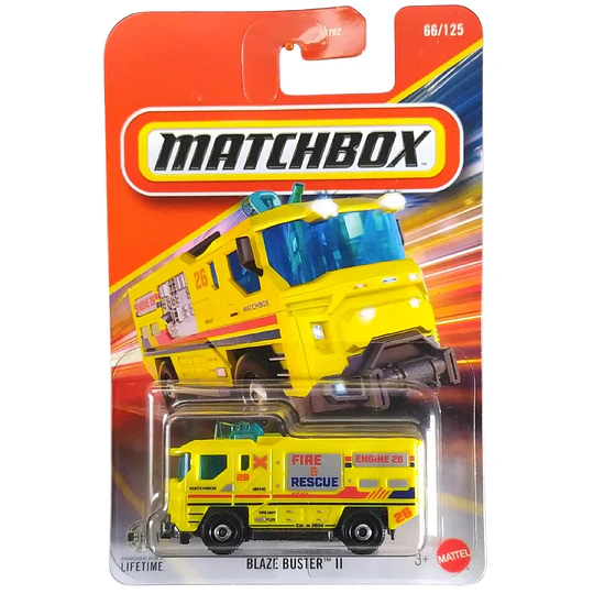 Blaze Buster II Vehículo Matchbox Básico Car Collection 1:64