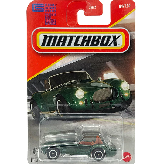 1965 Shelby Cobra 427 Vehículo Matchbox Básico Car Collection 1:64