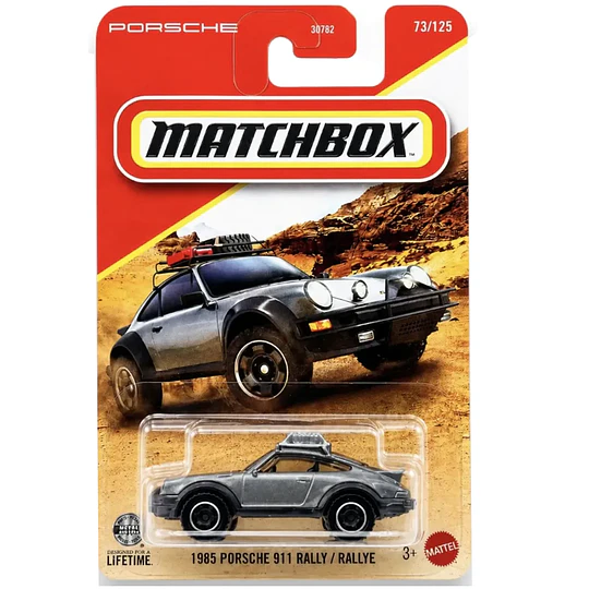 1985 Porsche 911 Rally Vehículo Matchbox Básico Car Collection 1:64