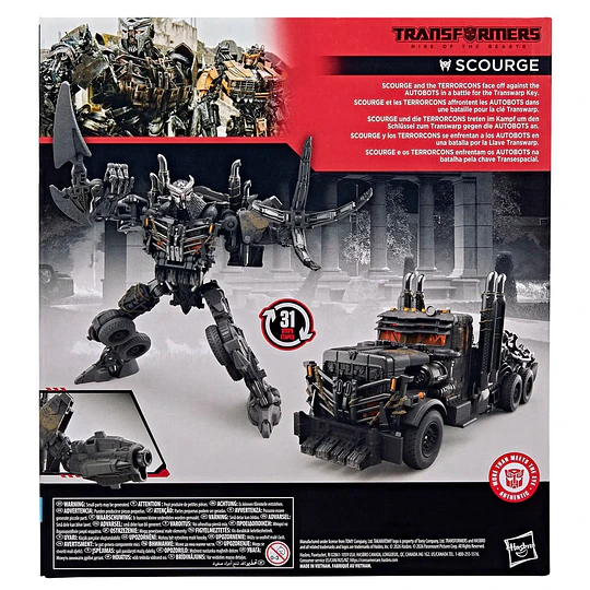 Scourge Transformers: Rise of the Beasts Leader Class Studio Series Transformers