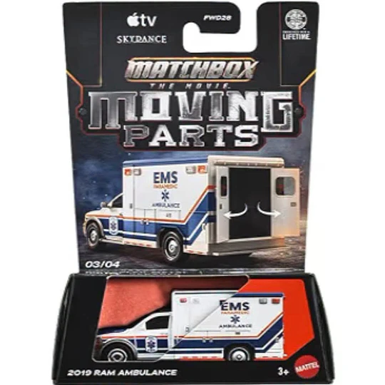 2019 Ram Ambulance The Movie Moving Parts Matchbox