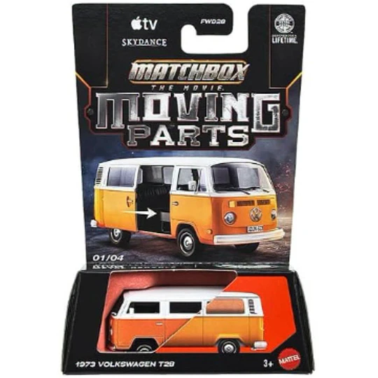 1973 Vollkswagen T2B The Movie Moving Parts Matchbox