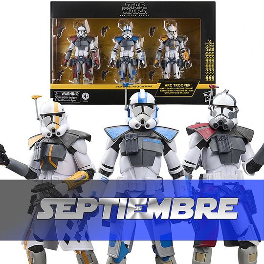 ARC Trooper Battle Pack (Havoc, Colt, Blitz) The Black Series 6