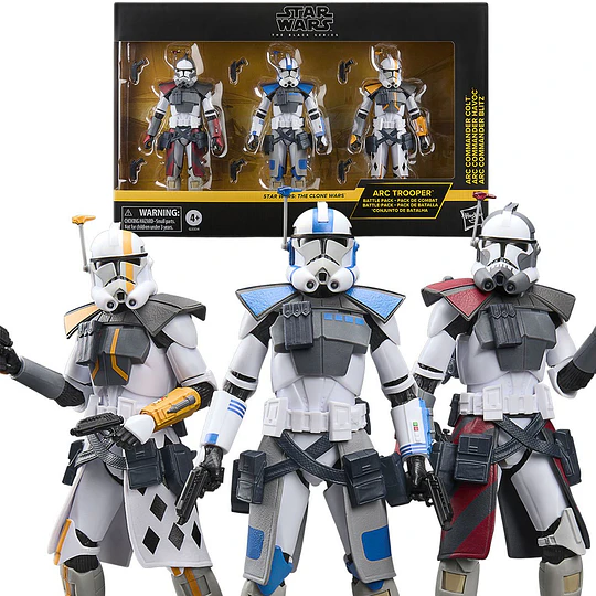 ARC Trooper Battle Pack (Havoc, Colt, Blitz) The Black Series 6