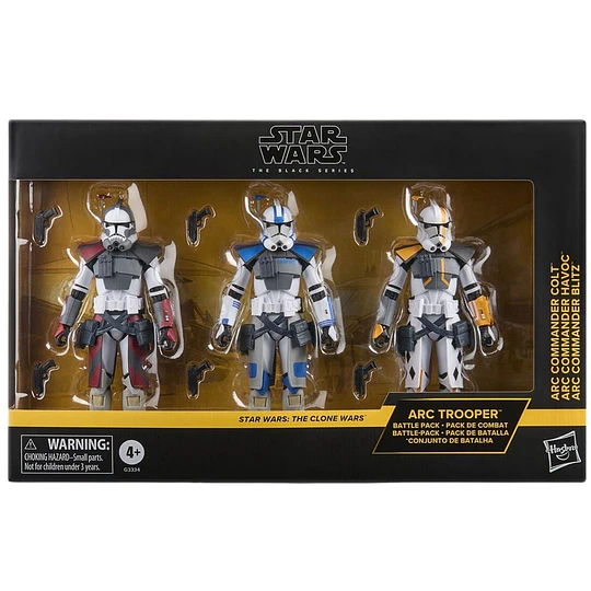 ARC Trooper Battle Pack (Havoc, Colt, Blitz) The Black Series 6