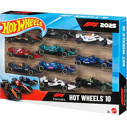 10-Pack F1 2025 Formula 1 Hot Wheels