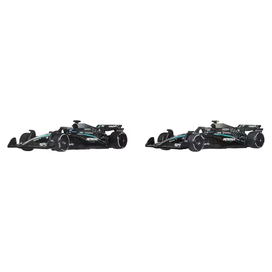Mercedes-AMG Petronas Formula One Team (#12 y #63) 2-Pack Formula 1 Hot Wheels Premium 1:64