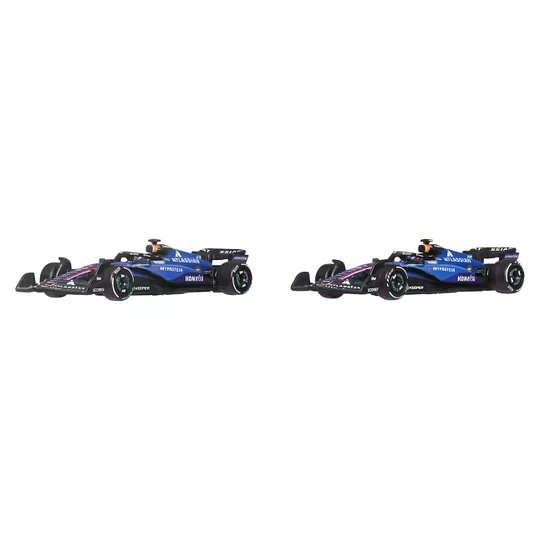 Atlassian Williams Racing (#23 y #55) 2-Pack Formula 1 Hot Wheels Premium 1:64