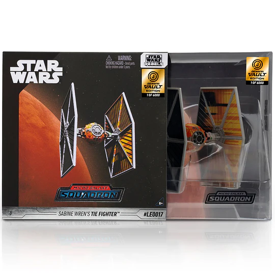 Sabine Wren's TIE Fighter Micro Galaxy Squadron