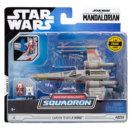 Carson Teva's X-Wing Fighter [CHASE] Micro Galaxy Squadron