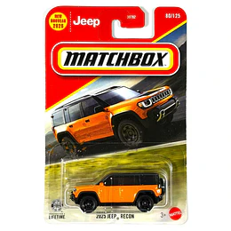 2025 Jeep Recon Vehículo Matchbox Básico Car Collection 1:64