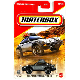 1985 Porsche 911 Rally Vehículo Matchbox Básico Car Collection 1:64