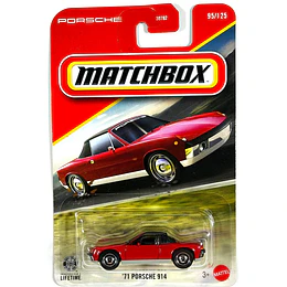 '71 Porsche 914 Vehículo Matchbox Básico Car Collection 1:64
