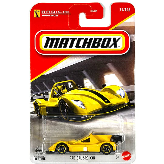 Radical SR3 XXR Vehículo Matchbox Básico Car Collection 1:64