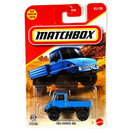 1963 Unimog 406 Vehículo Matchbox Básico Car Collection 1:64