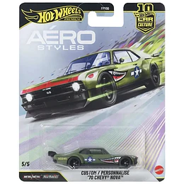 Custom '70 Chevy Nova Aéro Styles Car Culture Hot Wheels Premium