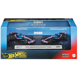 BWT Alpine Formula One Team (#10 y #43) 2-Pack Formula 1 Hot Wheels Premium 1:64