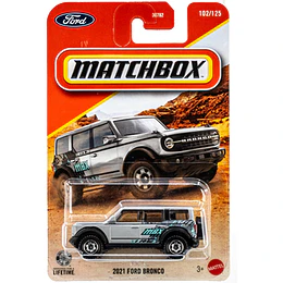 2021 Ford Bronco Vehículo Matchbox Básico Car Collection 1:64