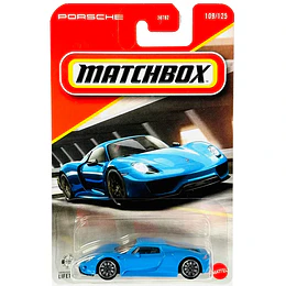 Porsche 918 Spyder Vehículo Matchbox Básico Car Collection 1:64