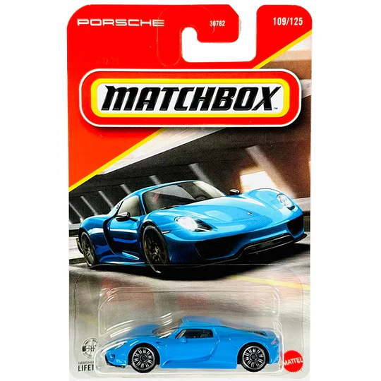 Porsche 918 Spyder Vehículo Matchbox Básico Car Collection 1:64