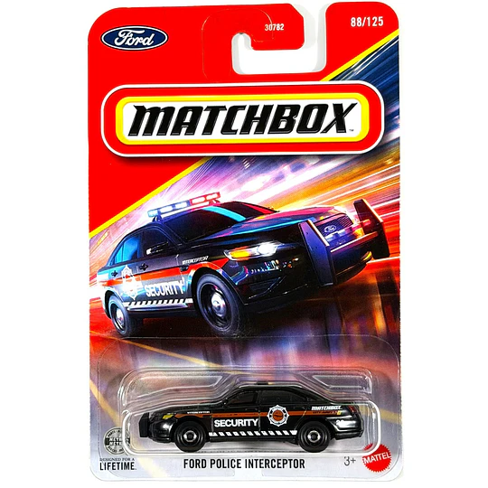 Ford Police Interceptor [88/125] Vehículo Matchbox Básico Car Collection 1:64