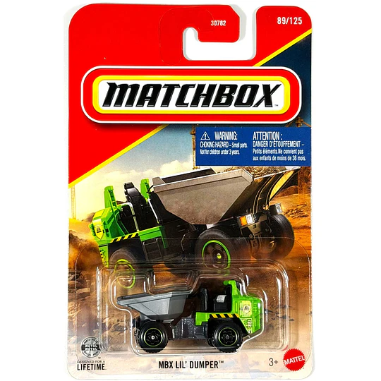 MBX Lil' Dumper Vehículo Matchbox Básico Car Collection 1:64