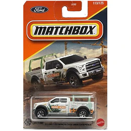2015 Ford F-150 Contractor Truck Vehículo Matchbox Básico Car Collection 1:64