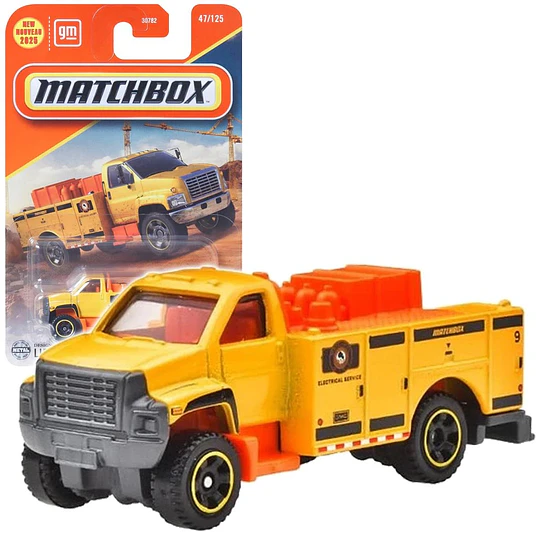 GMC 3500 Utility Truck Vehículo Matchbox Básico Car Collection 1:64