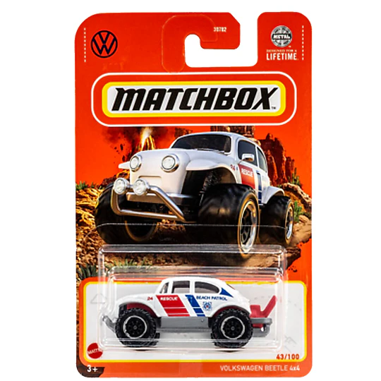 Volkswagen Beetle 4x4 #43 Vehículo Matchbox Básico Car Collection 1:64