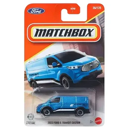 2023 Ford E-Transit Custom #36 Vehículo Matchbox Básico Car Collection 1:64