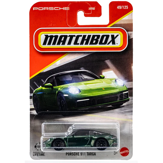 Porsche 911 Targa #49 Vehículo Matchbox Básico Car Collection 1:64