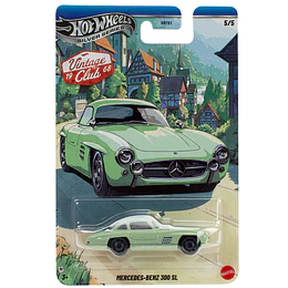 Mercedes-Benz 300 SL Vintage Club 1968 Hot Wheels Silver Series