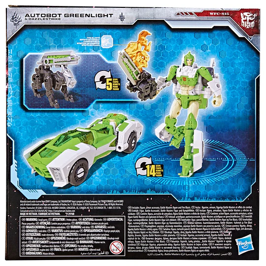 Autobot Greenlight with Dazzlestrike WFC-S15 War for Cybertron: Siege Transformers